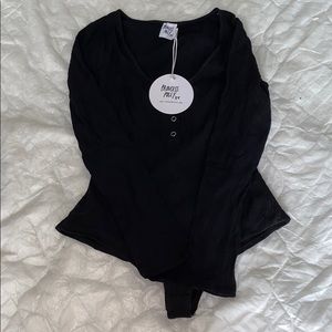 Black Princess Polly Body Suit